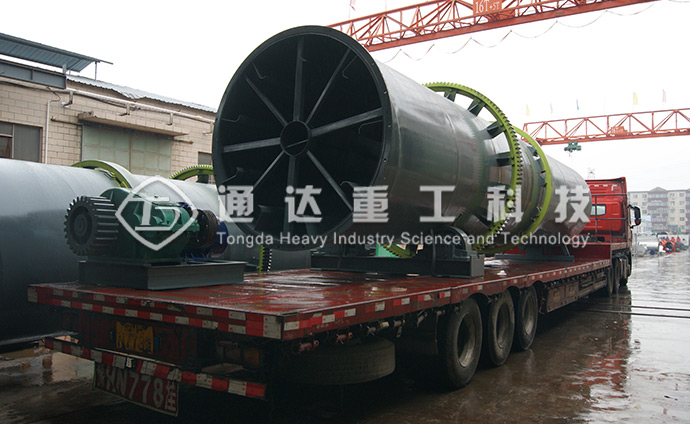 新疆十萬噸有機無機復混肥生產線發(fā)貨